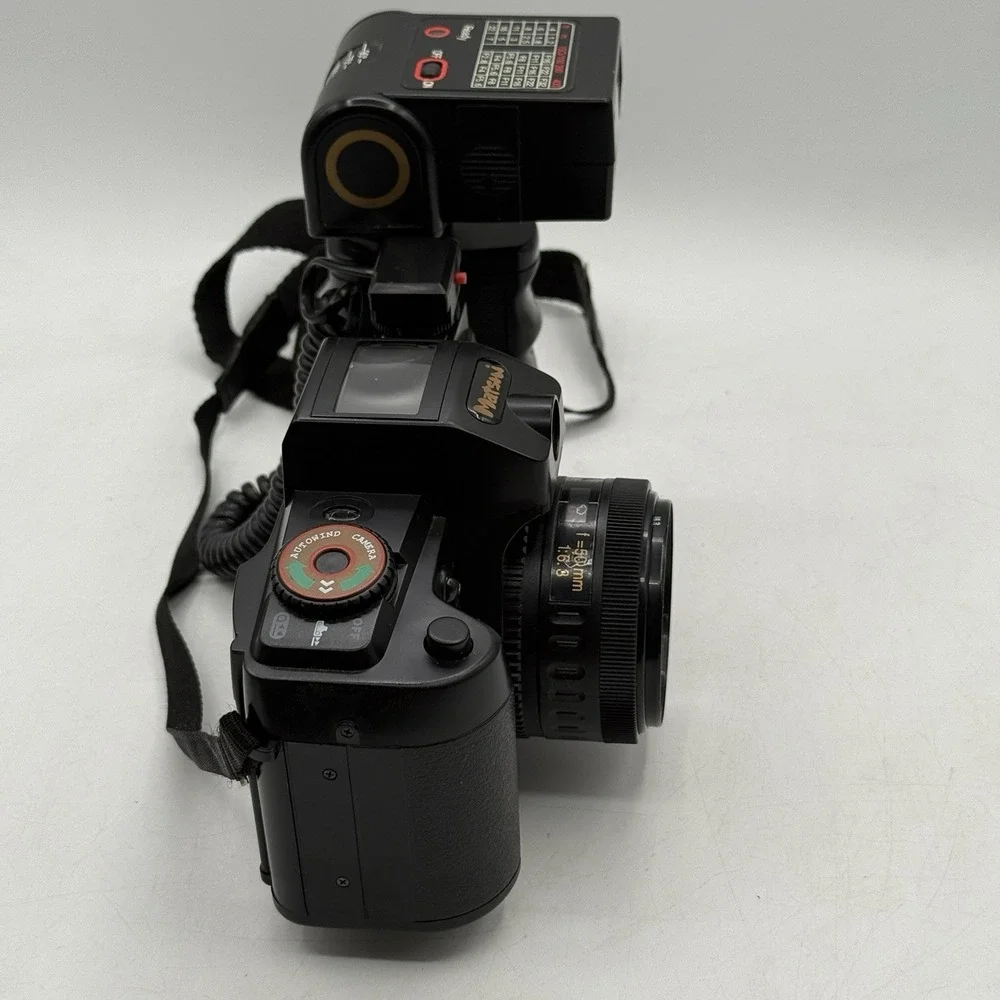 Vintage Matsui KIT 3006‎ W/Flash Focus 50mm Optical Lens Red Eye Reduction
